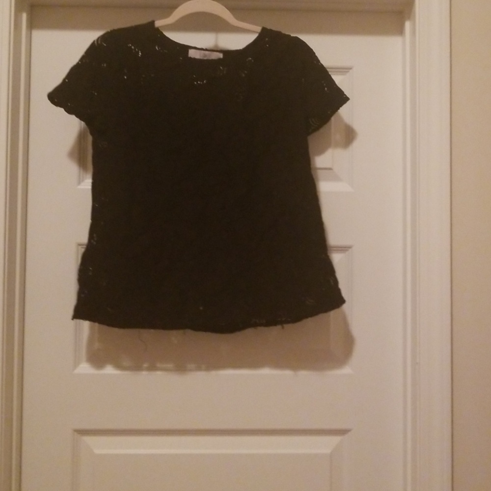 Loft balck short sleeve